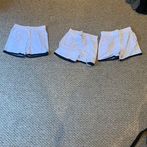 White running shorts